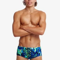 Funky Trunks Mens Sidewinder Trunks - Zeds Dead -arena || FUNKITA || Funky Trunks Sales Store FTS010M ZEDS DEAD 03