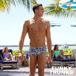 Funky Trunks Mens Eco Classic Trunks - Zebra Crossing 11 Funky Trunks Mens Eco Classic Trunks - Zebra Crossing -arena || FUNKITA || Funky Trunks Sales Store FUNKY TRUNKS D1 2020 013
