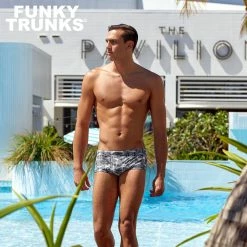 Funky Trunks Mens Eco Classic Trunks - Zebra Crossing 13 Funky Trunks Mens Eco Classic Trunks - Zebra Crossing -arena || FUNKITA || Funky Trunks Sales Store FUNKY TRUNKS D1 2020 015