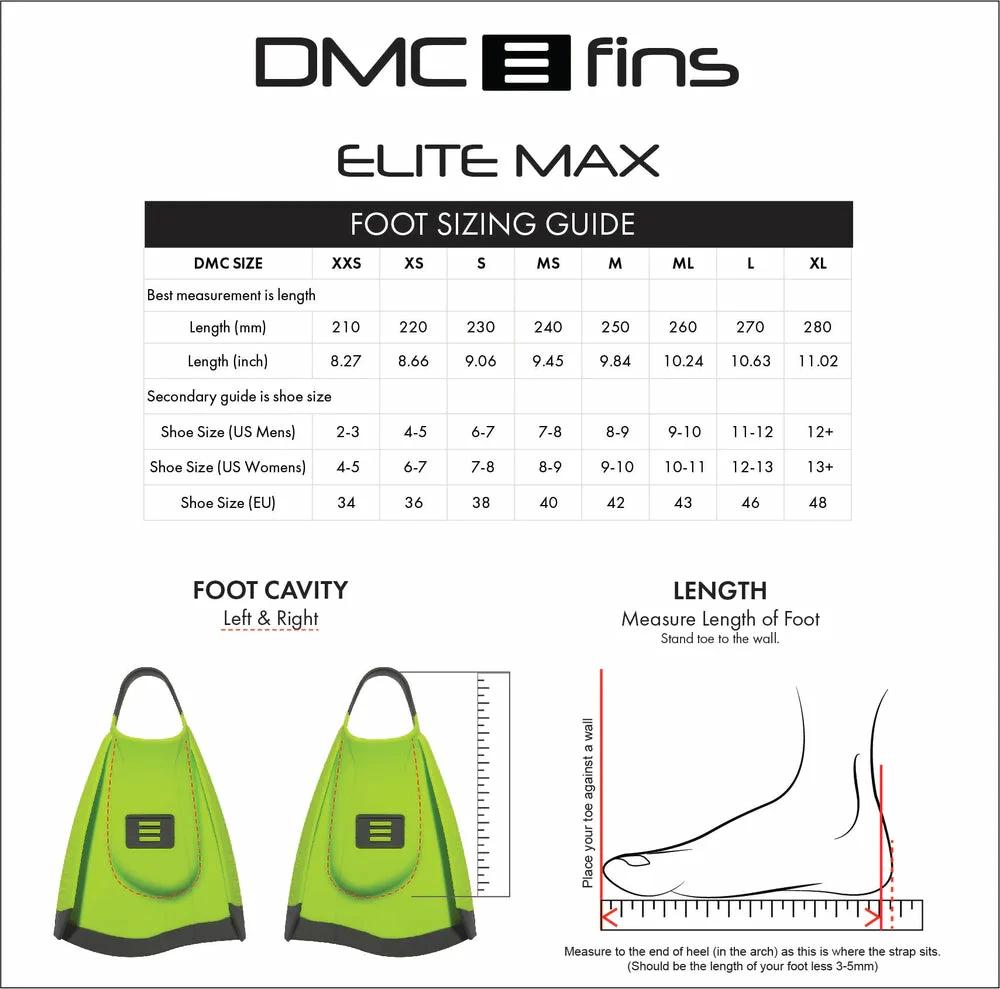 DMC Elite Max Fins - Blue Charcoal 5 DMC Elite Max Fins - Blue Charcoal - Image 3