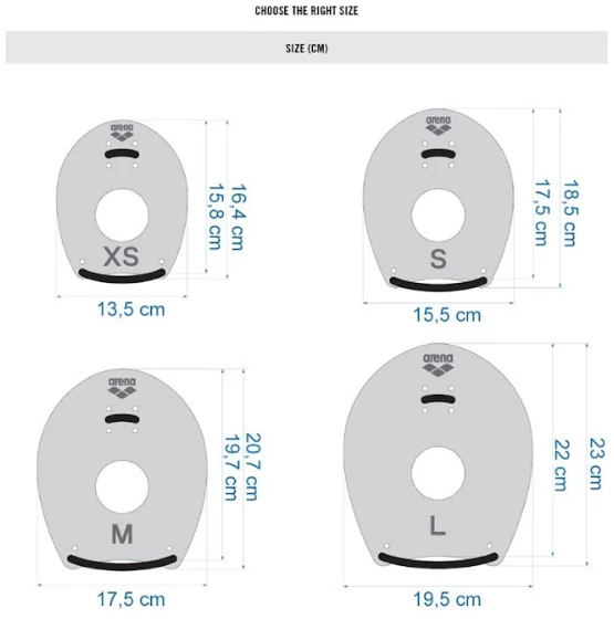 Arena Elite Hand Paddles 2 - Black White 4 Arena Elite Hand Paddles 2 - Black White - Image 2