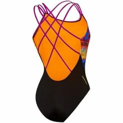 Speedo Womens Triple Crossback One Piece - Mountain Hues -arena || FUNKITA || Funky Trunks Sales Store Womens Triple Crossback One Piece Back Mountain Hues