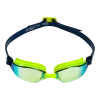 AQUA SPHERE Aquasphere Xceed Goggles - Yellow Titanium Mirror Lens Yellow Navy