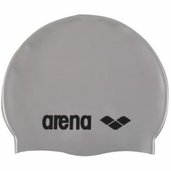 Arena Classic Silicone Cap - Silver