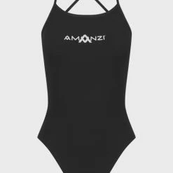 Amanzi Womens Tie Back One Piece - Jet