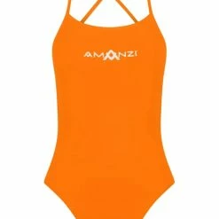 Amanzi Womens Tie Back One Piece - Sherbet