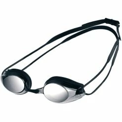 Arena Tracks Mirror Goggles - Black Smoke Silver