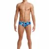 Funky Trunks Mens Classic Briefs - Check Republic