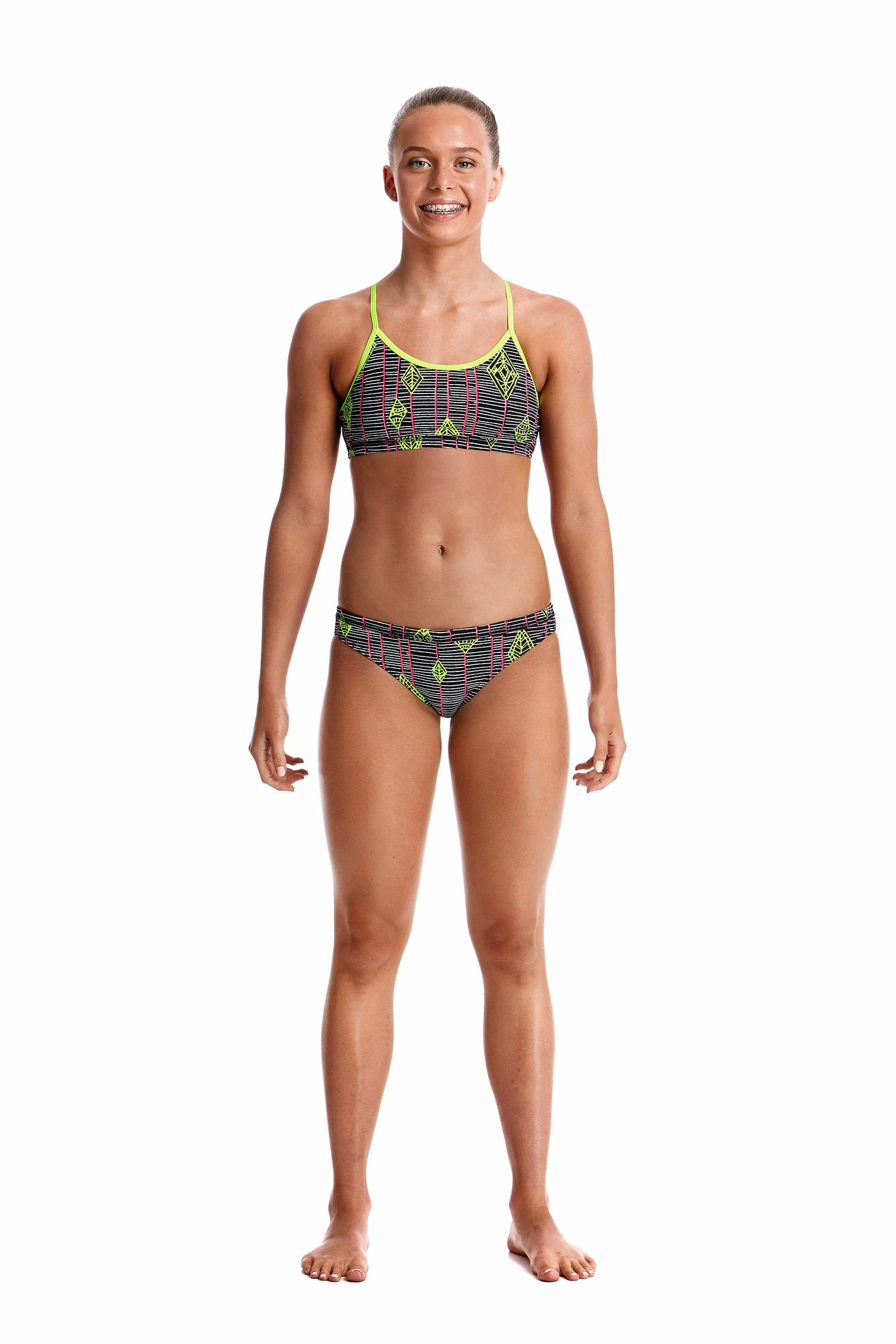 Funkita Girls Racerback Two Piece - Kite Runner 3 Funkita Girls Racerback Two Piece - Kite Runner